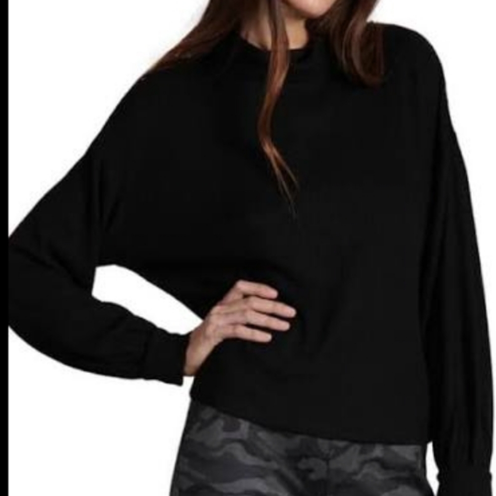 Sanctuary Dolman Long Sleeve Sweater in Black